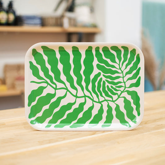 Leaves Spring Green Birch Serving Tray - THE BRISTOL ARTISAN