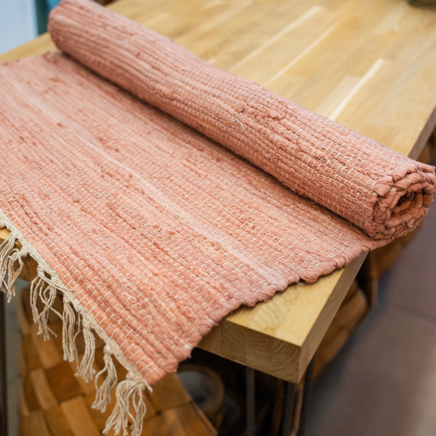 Floor Runner - Coral Almond - THE BRISTOL ARTISAN