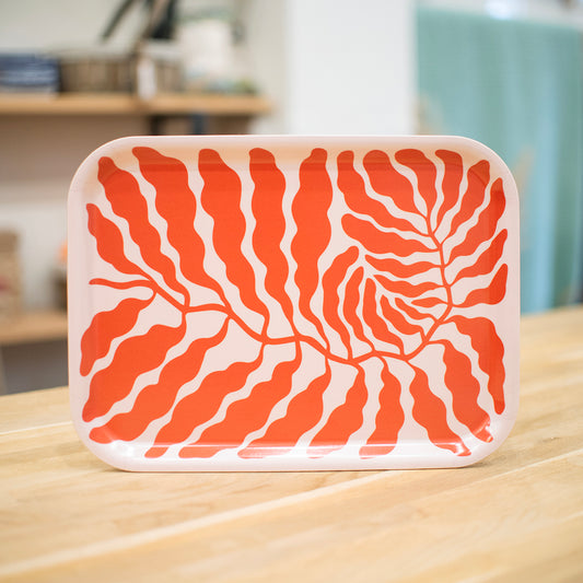 Red Leaves birch serving tray - THE BRISTOL ARTISAN
