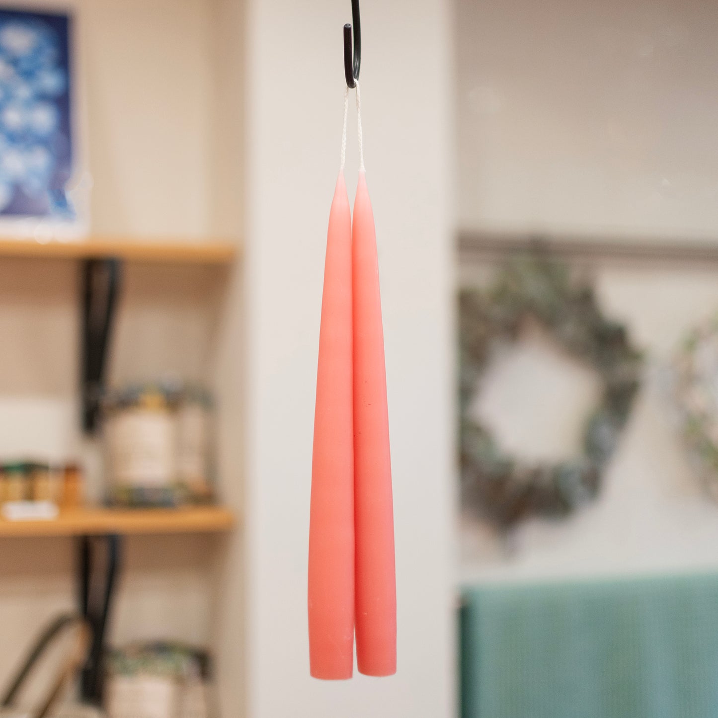 Vintage Rose Taper Candles - Pair - THE BRISTOL ARTISAN