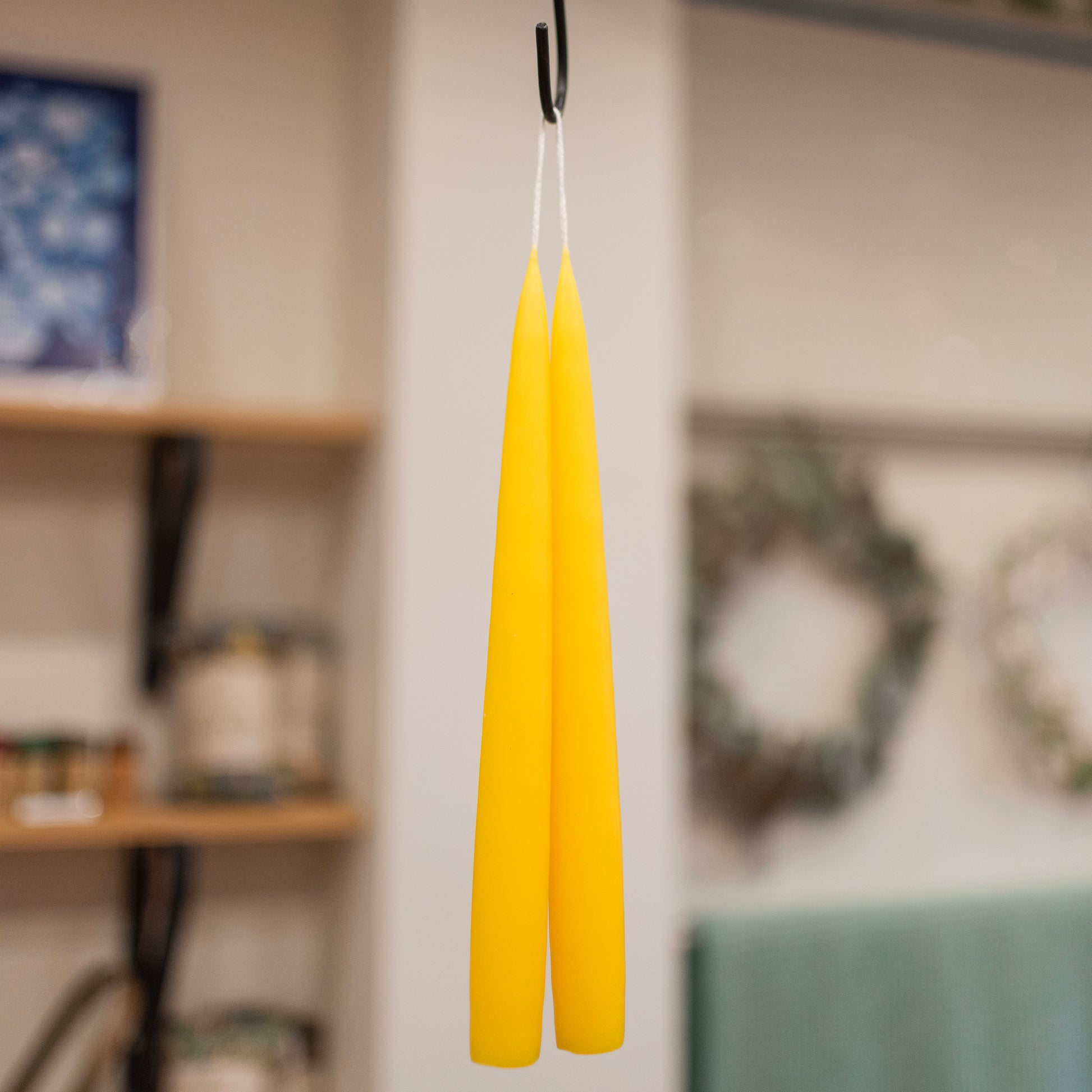 Lemon Taper Candles - Pair - THE BRISTOL ARTISAN