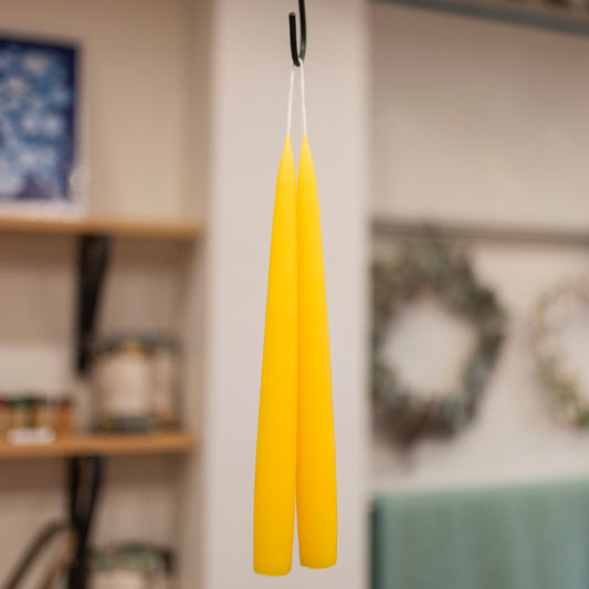 Lemon Taper Candles - Pair - THE BRISTOL ARTISAN