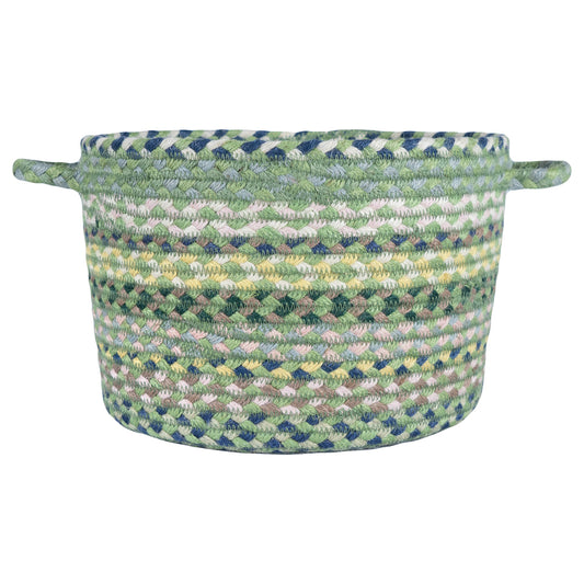Mint jute basket - THE BRISTOL ARTISAN