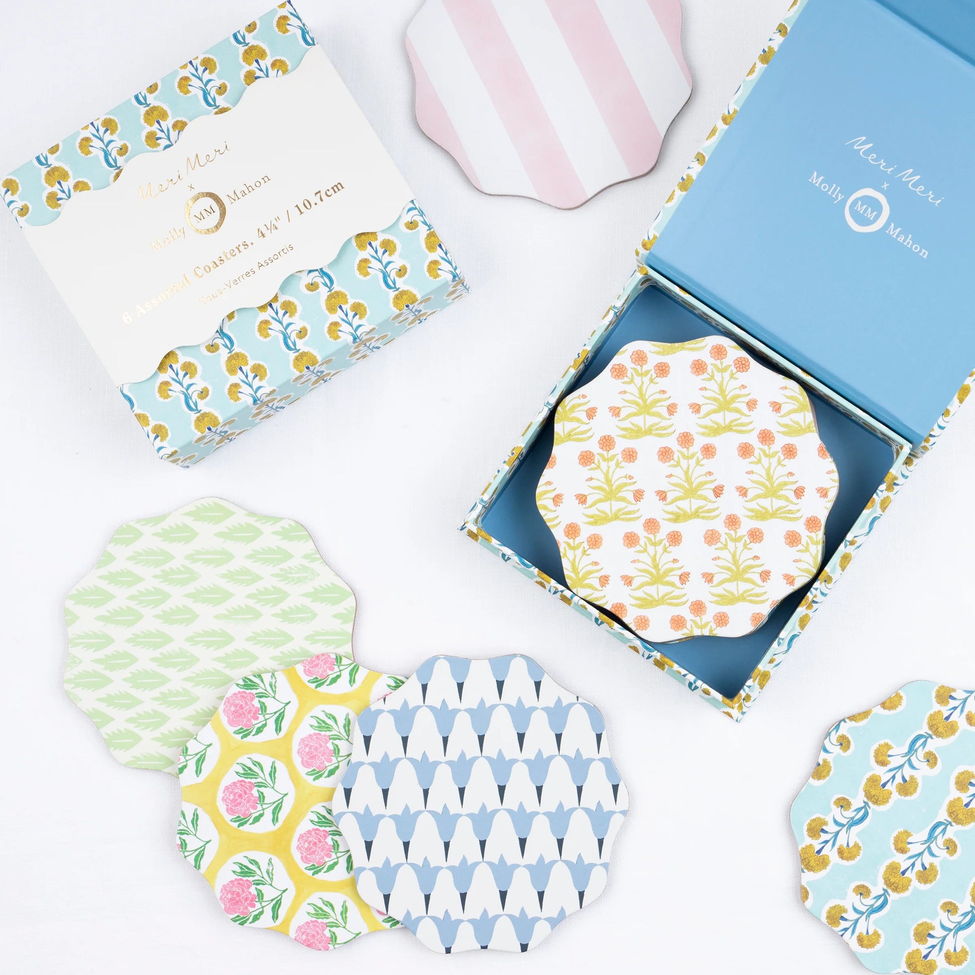 Molly Mahon Set of Six Assorted Coasters - THE BRISTOL ARTISAN