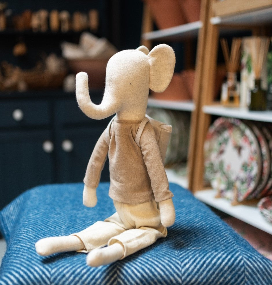 The Adventure Pickles - Elephant soft toy - THE BRISTOL ARTISAN