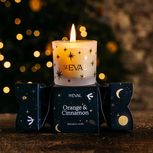 Orange & Cinnamon Christmas Cracker Candle
