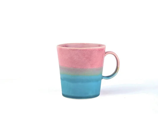 SGW Porcelain Mug - Blue & Pink - THE BRISTOL ARTISAN