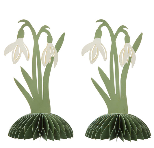 Honeycomb Snowdrop Decoration - THE BRISTOL ARTISAN