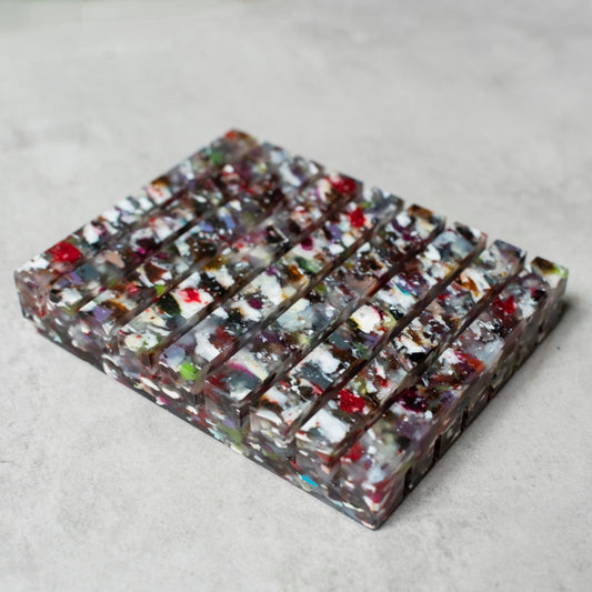 Recycled plastic soap dish - various colours - The Bristol Artisan Handmade Sustainable Gifts and Homewares.