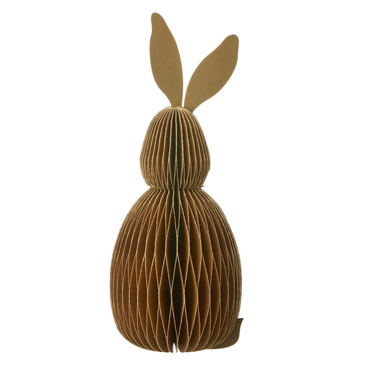 Honeycomb paper Hare Decoration, Walnut - THE BRISTOL ARTISAN