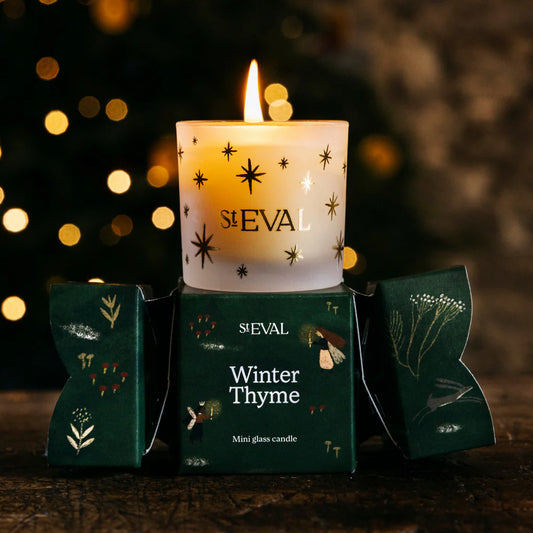 Winter Thyme Christmas Cracker Candle