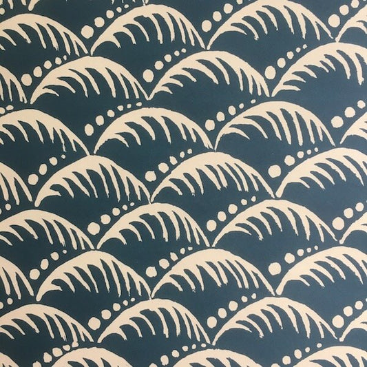 Gift Wrap - Wave Indigo - THE BRISTOL ARTISAN
