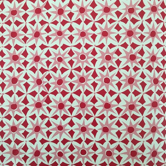 Gift Wrap - Alhambra Pink & Red - THE BRISTOL ARTISAN