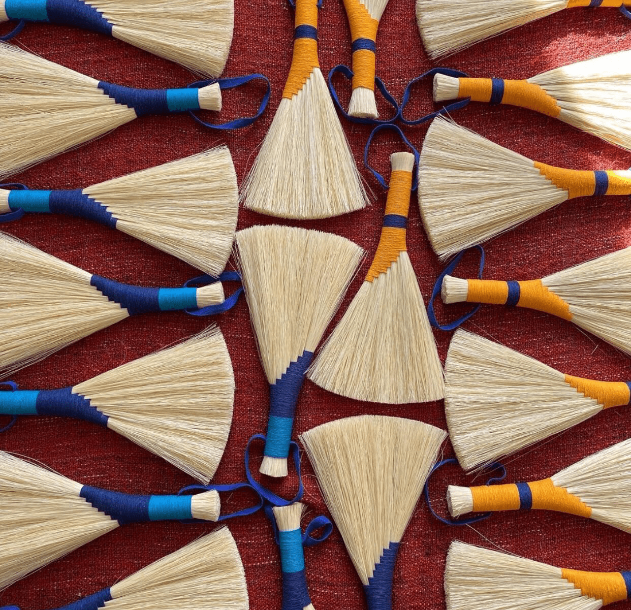 Tampico brush - blue - The Bristol Artisan Handmade Sustainable Gifts and Homewares.