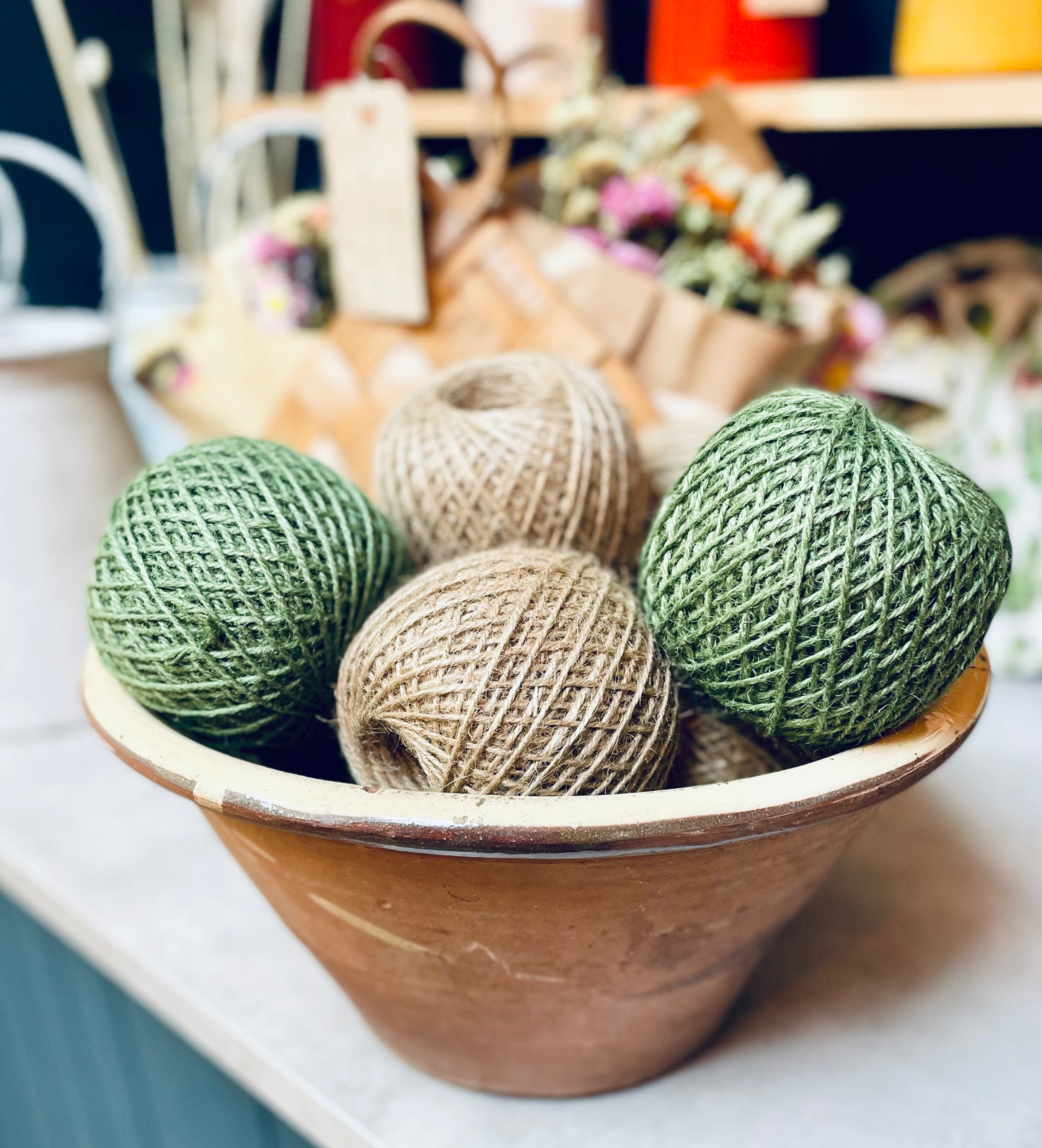 Jute Twine ball 140m - natural - THE BRISTOL ARTISAN