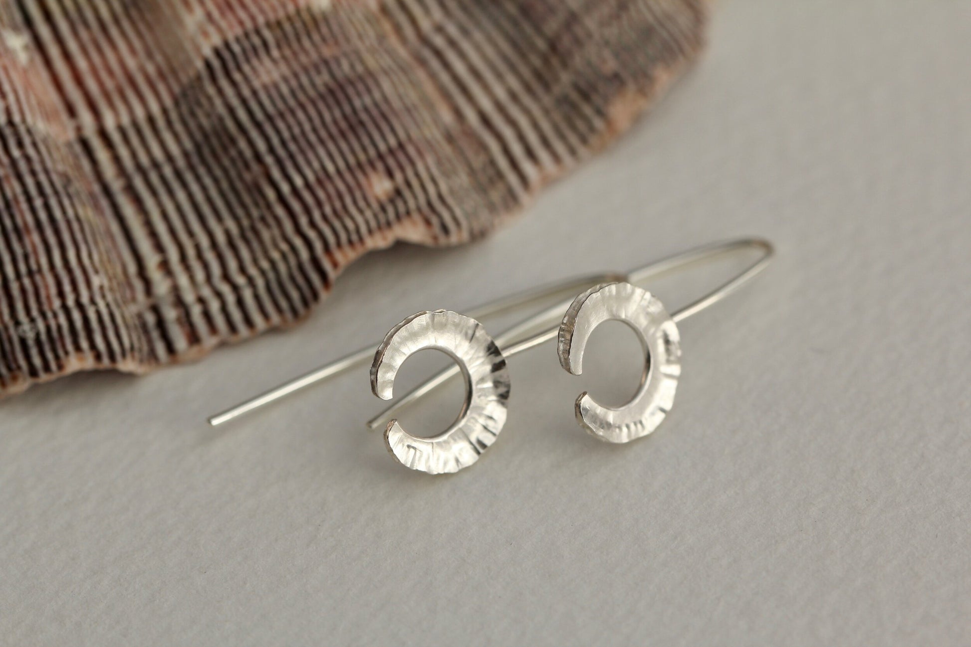 Gail Wire Earrings - Sterling Silver - The Bristol Artisan Handmade Sustainable Gifts and Homewares.