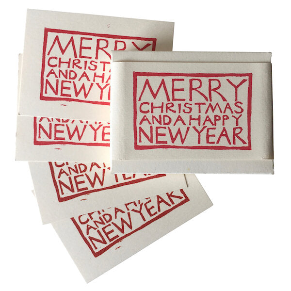 Set of 30 Merry Christmas gift tags in Red - The Bristol Artisan Handmade Sustainable Gifts and Homewares.