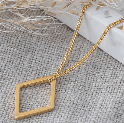 Small diamond necklace - gold - THE BRISTOL ARTISAN