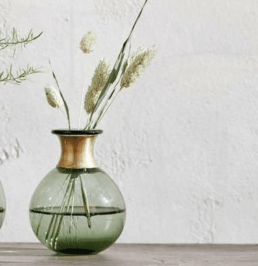 Mini Green Glass Vase - THE BRISTOL ARTISAN