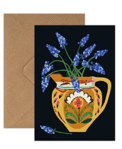 Muscari Flowers card - THE BRISTOL ARTISAN