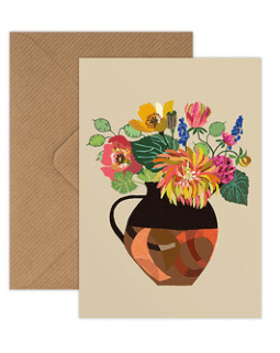 Coral jug card - The Bristol Artisan Handmade Sustainable Gifts and Homewares.