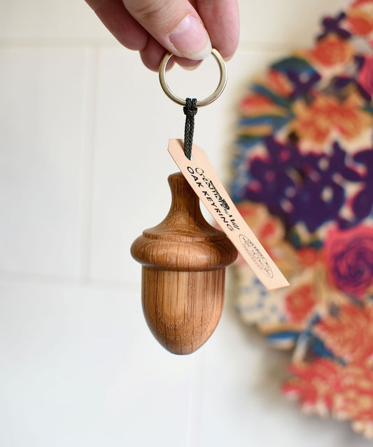 Acorn Oak Keyring - THE BRISTOL ARTISAN