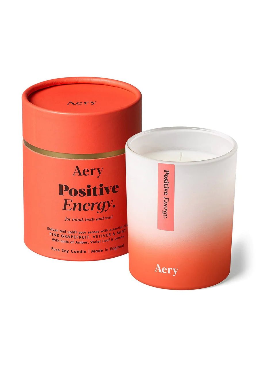 Aery Positive Energy Scented Plant based Wax Candle - THE BRISTOL ARTISAN