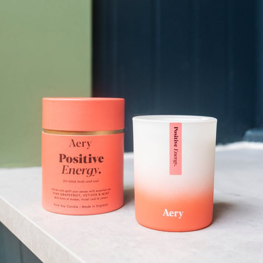 Aery Positive Energy Scented Plant based Wax Candle - THE BRISTOL ARTISAN