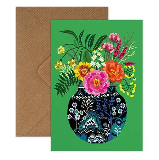 Fleurs Greetings Card - The Bristol Artisan Handmade Sustainable Gifts and Homewares.