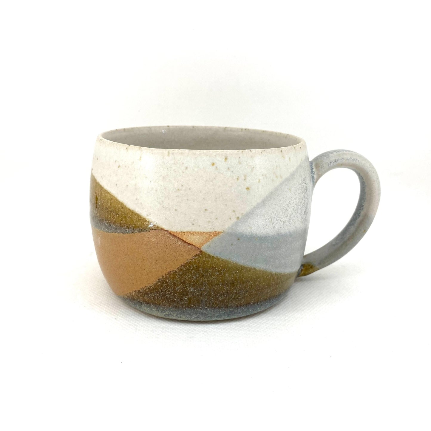'Bristol' Trio Glaze Mug - Rust/Grey - The Bristol Artisan Handmade Sustainable Gifts and Homewares.