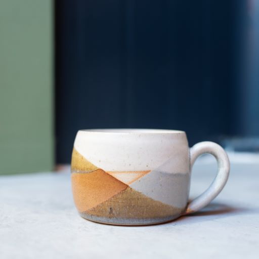 'Bristol' Trio Glaze Mug - Rust/Grey - The Bristol Artisan Handmade Sustainable Gifts and Homewares.