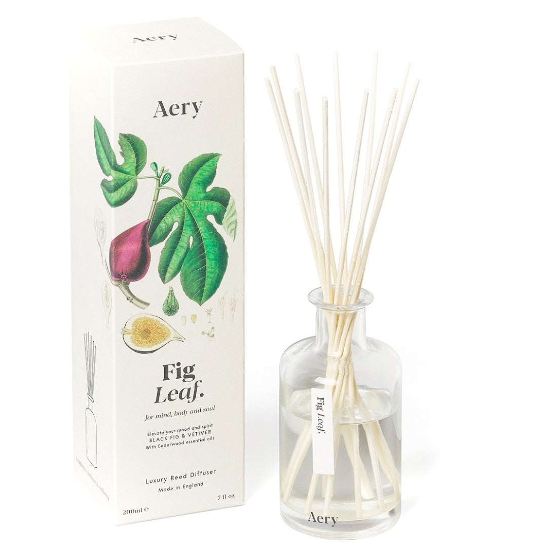 Fig Leaf Reed Diffuser - Black Fig Vetiver 7647132713203