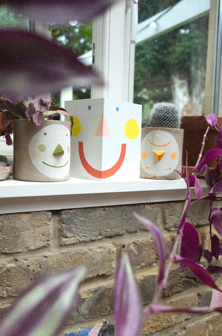 Smiley Face Card - The Bristol Artisan Handmade Sustainable Gifts and Homewares.
