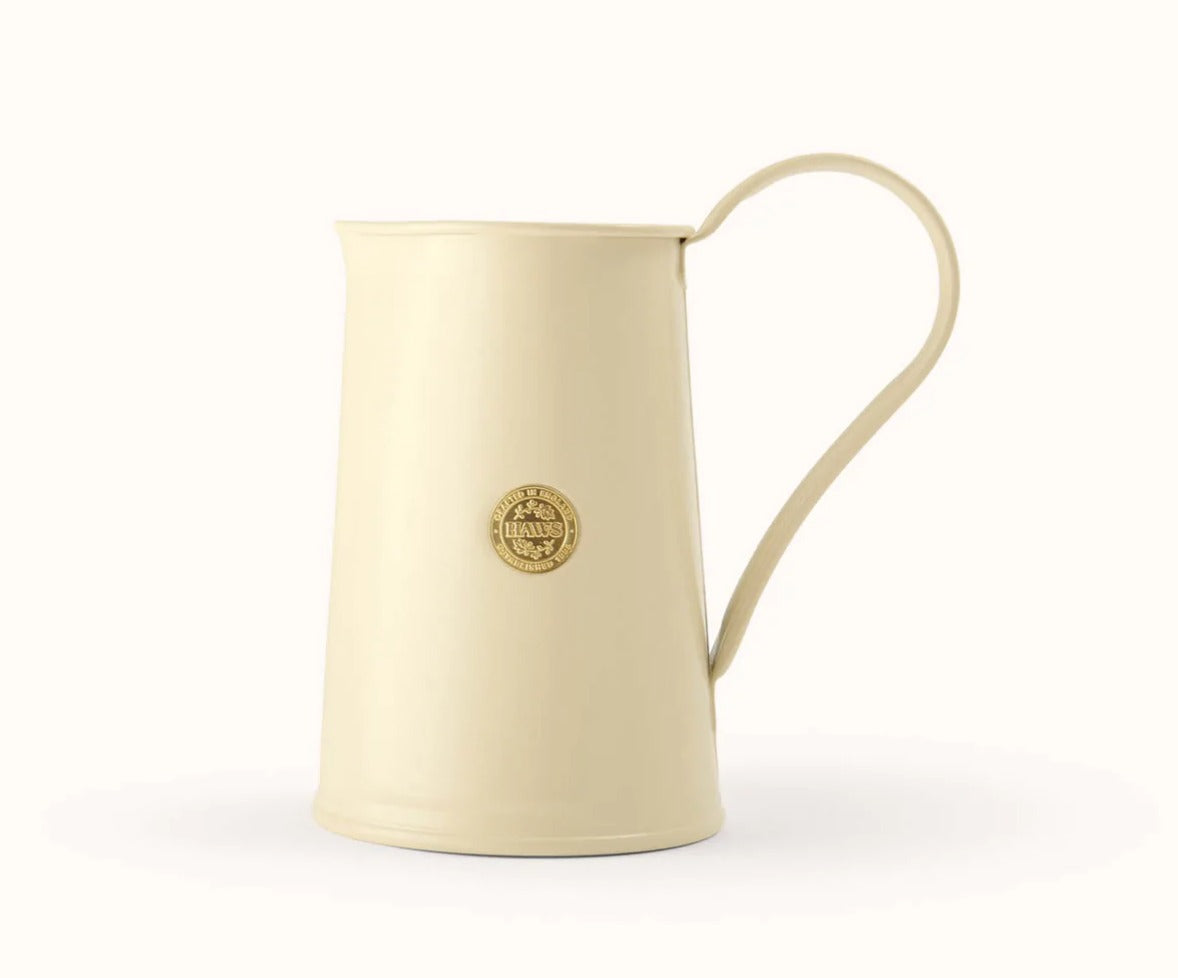 Haws Metal jug - Cream - 3 Pint - The Bristol Artisan Handmade Sustainable Gifts and Homewares.