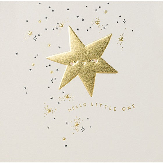 Hello Little One card - The Bristol Artisan Handmade Sustainable Gifts and Homewares.