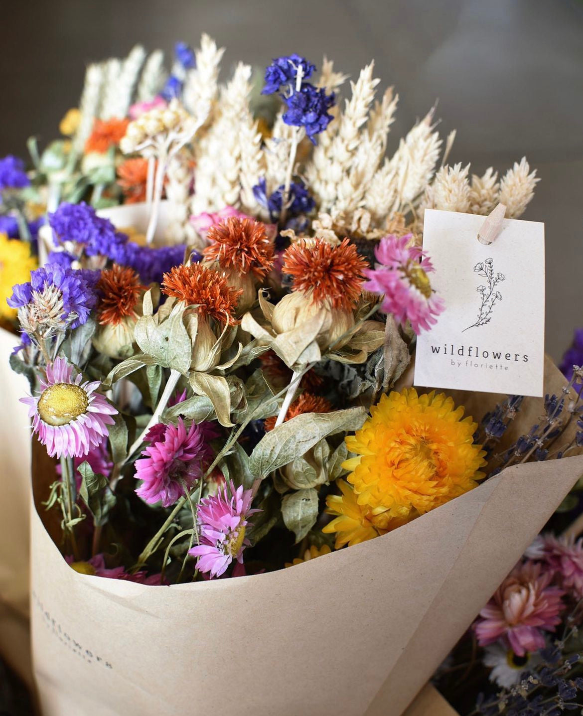 Large Dried Flower Bouquet, Mixed - THE BRISTOL ARTISAN