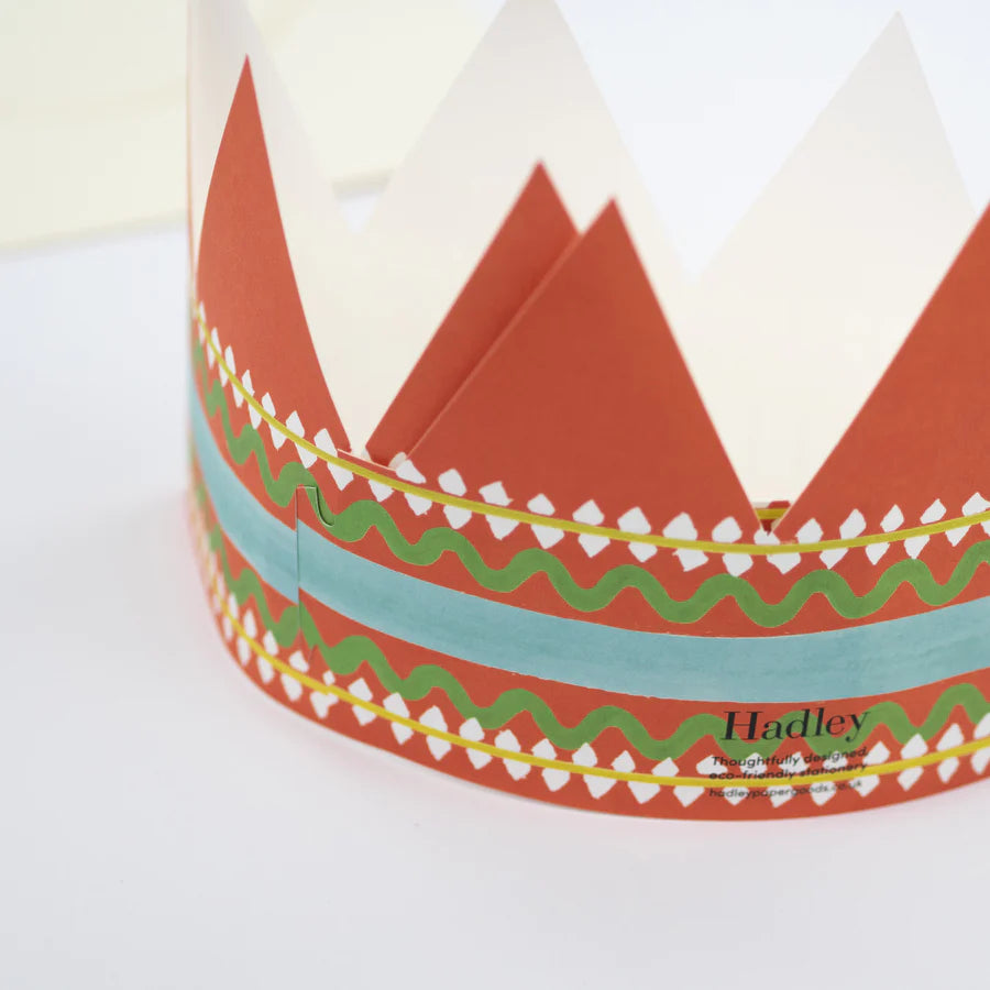 Birthday King Hat Card - The Bristol Artisan Handmade Sustainable Gifts and Homewares.