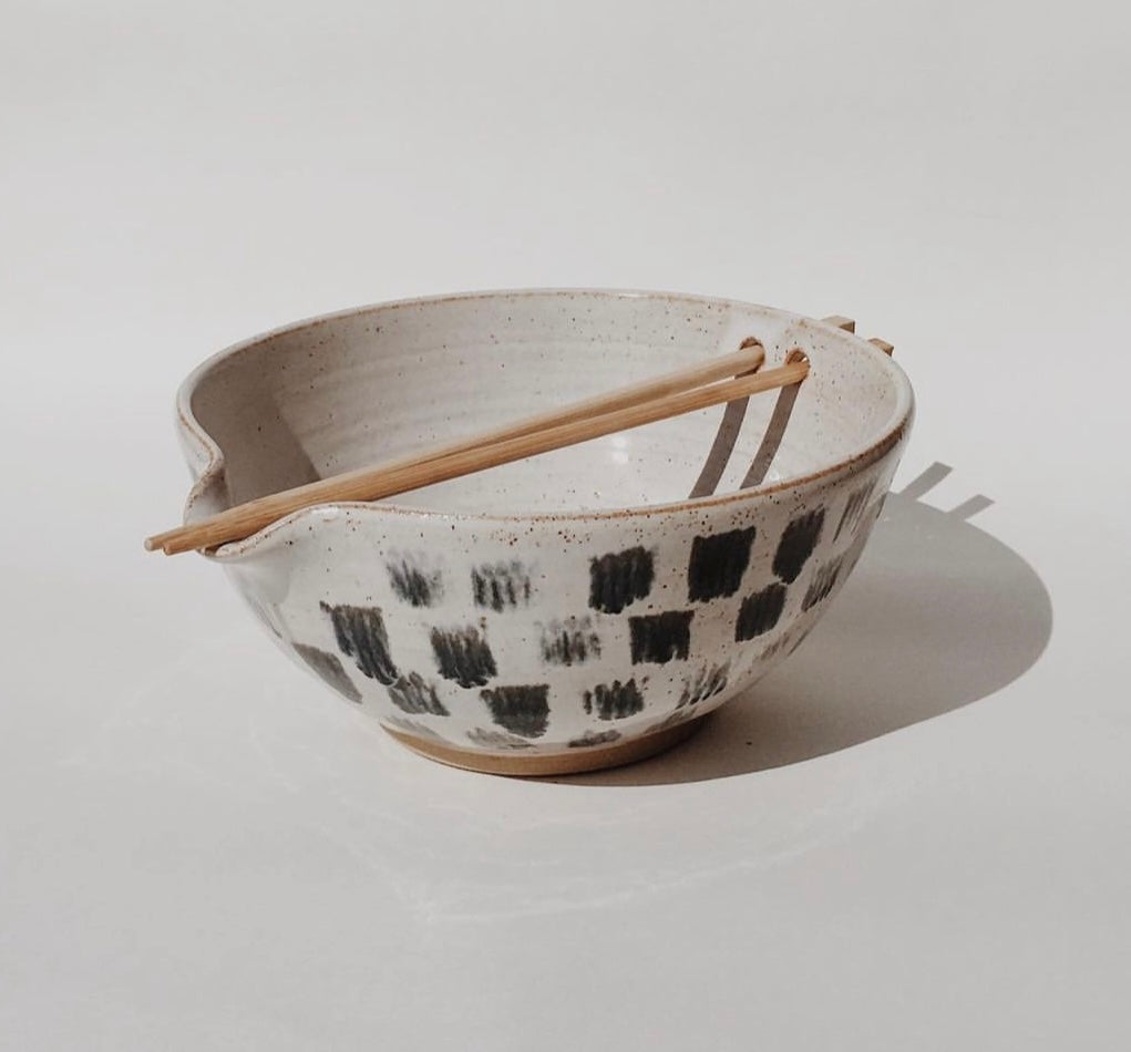 Ramen bowl in Blea Tarn glaze - The Bristol Artisan Handmade Sustainable Gifts and Homewares.