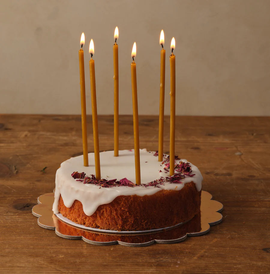 Beeswax Birthday Candles - The Bristol Artisan Handmade Sustainable Gifts and Homewares.