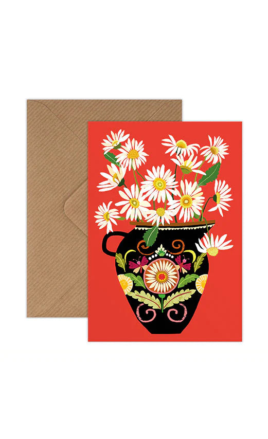 Daisies card - The Bristol Artisan Handmade Sustainable Gifts and Homewares.
