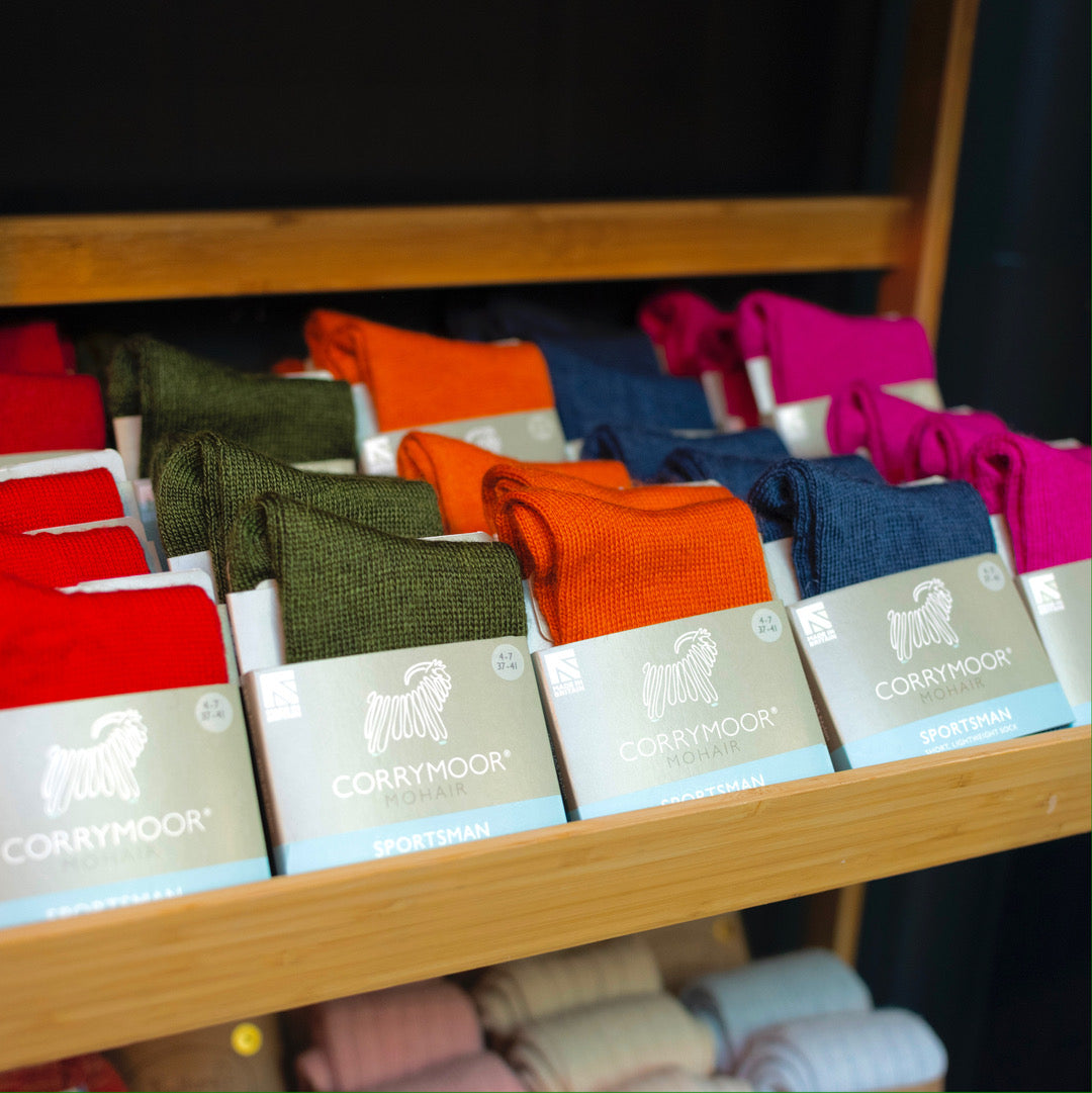 Pink Mohair Socks - The Bristol Artisan Handmade Sustainable Gifts and Homewares.