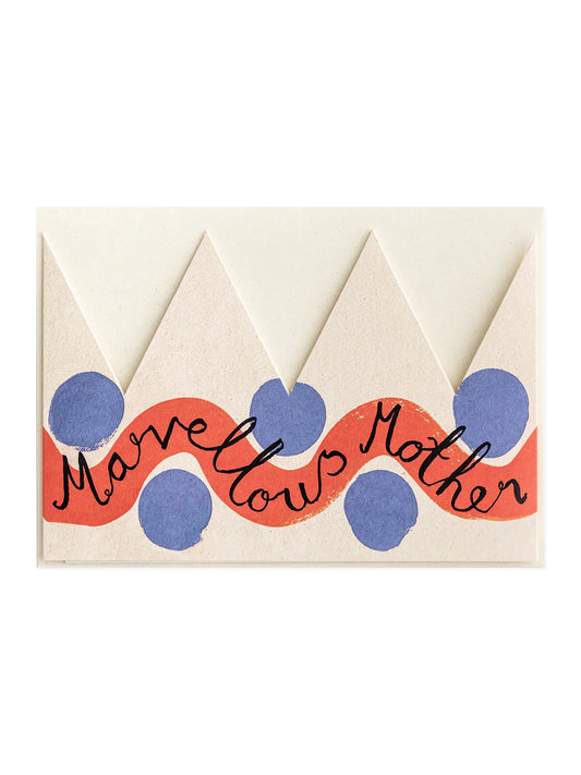 Marvellous Mother Hat Card - The Bristol Artisan Handmade Sustainable Gifts and Homewares.