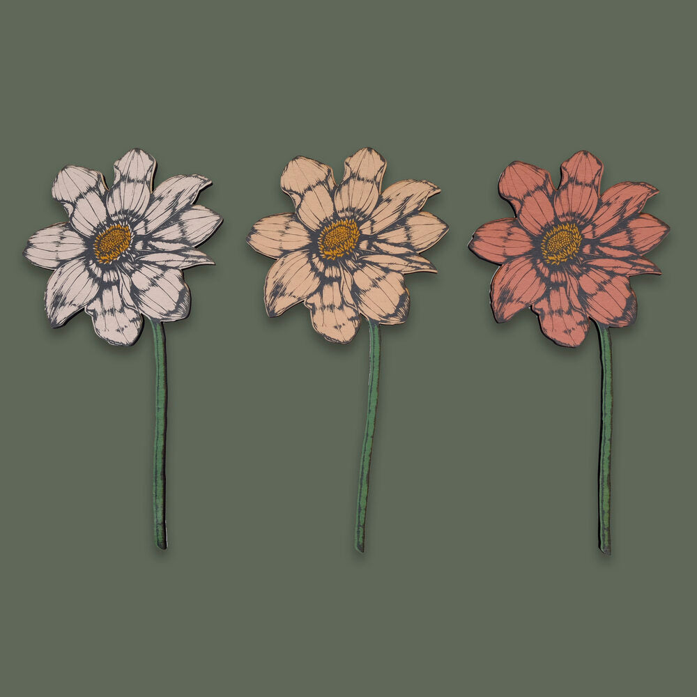 Dahlia Wooden Flower Decoration - THE BRISTOL ARTISAN