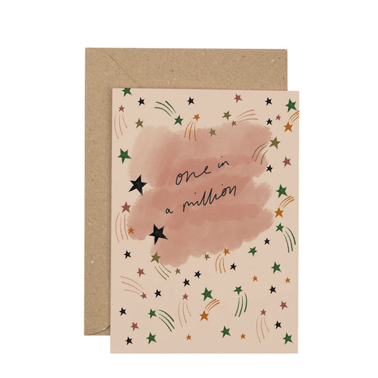 One in a million card - The Bristol Artisan Handmade Sustainable Gifts and Homewares.