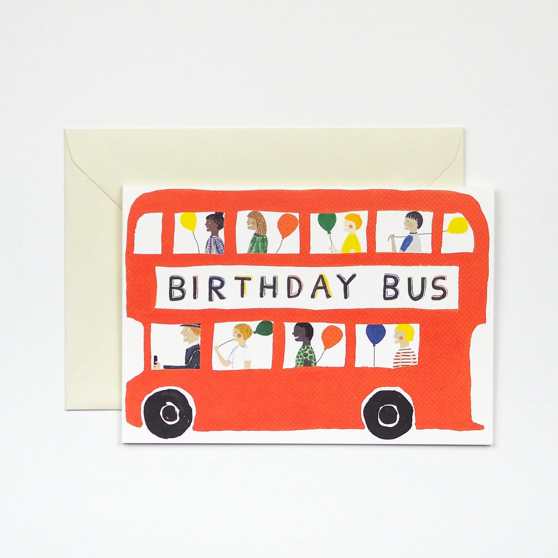 Birthday Bus Card - The Bristol Artisan Handmade Sustainable Gifts and Homewares.