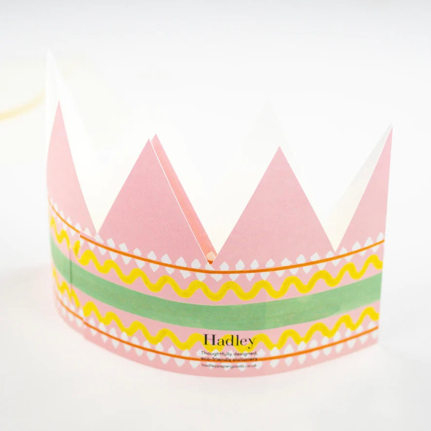 Birthday Queen Hat Card - The Bristol Artisan Handmade Sustainable Gifts and Homewares.