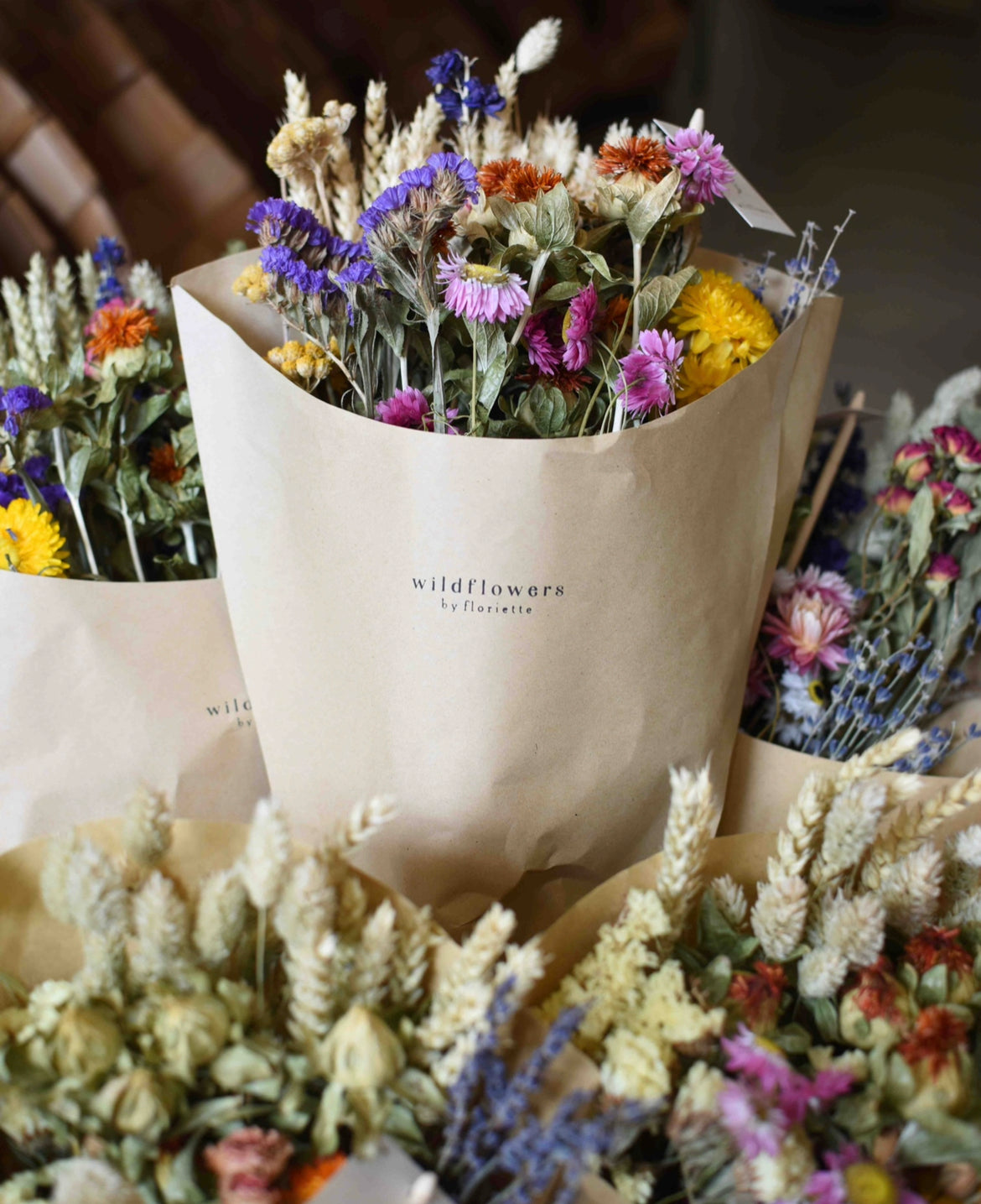 Large Dried Flower Bouquet, Mixed - THE BRISTOL ARTISAN