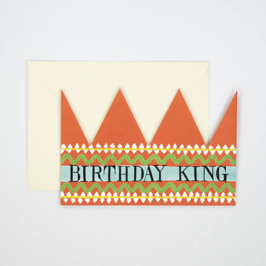 Birthday King Hat Card - THE BRISTOL ARTISAN