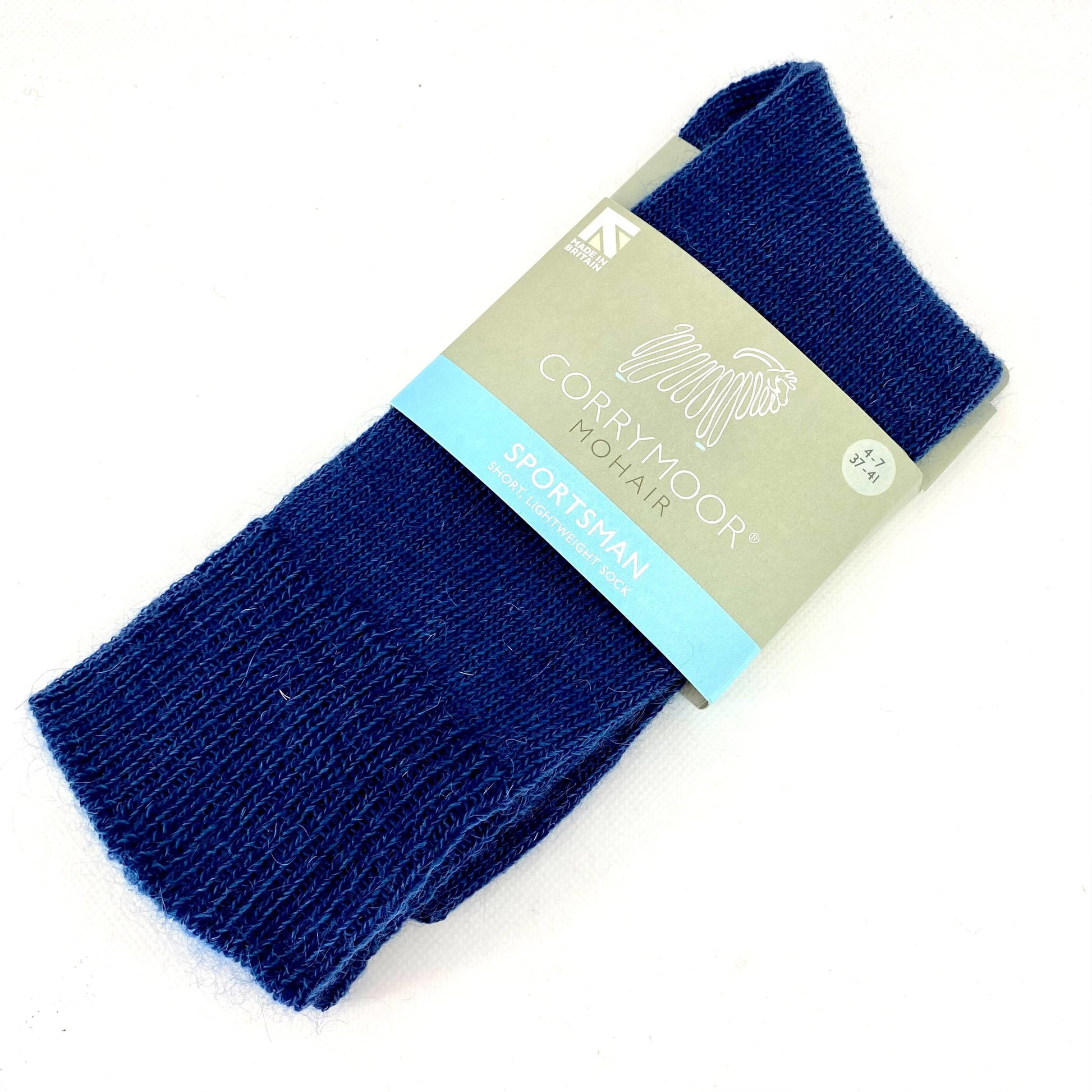 Navy Blue Mohair Socks - The Bristol Artisan Handmade Sustainable Gifts and Homewares.