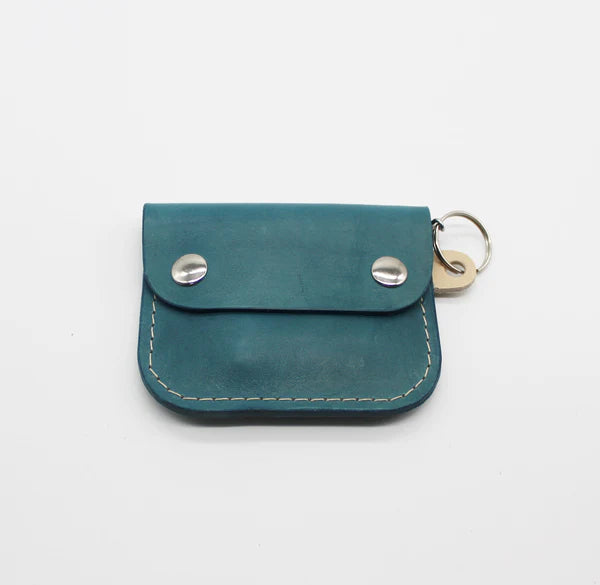 Simple Wallet in Teal - The Bristol Artisan Handmade Sustainable Gifts and Homewares.